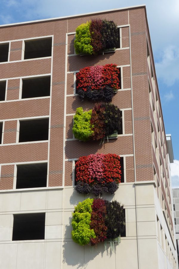 Monroe County Parking Garage - Lush LiveWall Installation