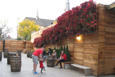 Vertical gardens are inviting additions to many spaces, offering visual interest and cooling effect.