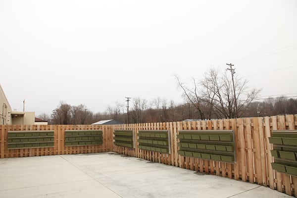 Four Pointes Center for Successful Aging LiveWall Structure - Ready for Planting