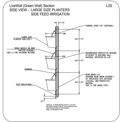 Technical Details Livewall Green Wall System