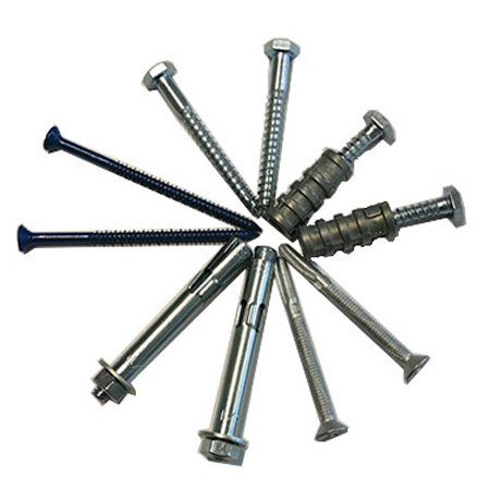 There are fasteners recommended by Fastenal and HILTI.