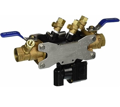 Backflow preventers are typically required by local building code