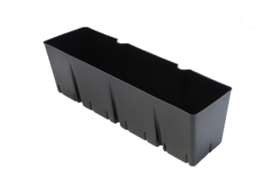 Removable wall planter inserts allow for the plants to be grown separately from the system. This allow for easy inspection of roots, rearrangement, and replacement.