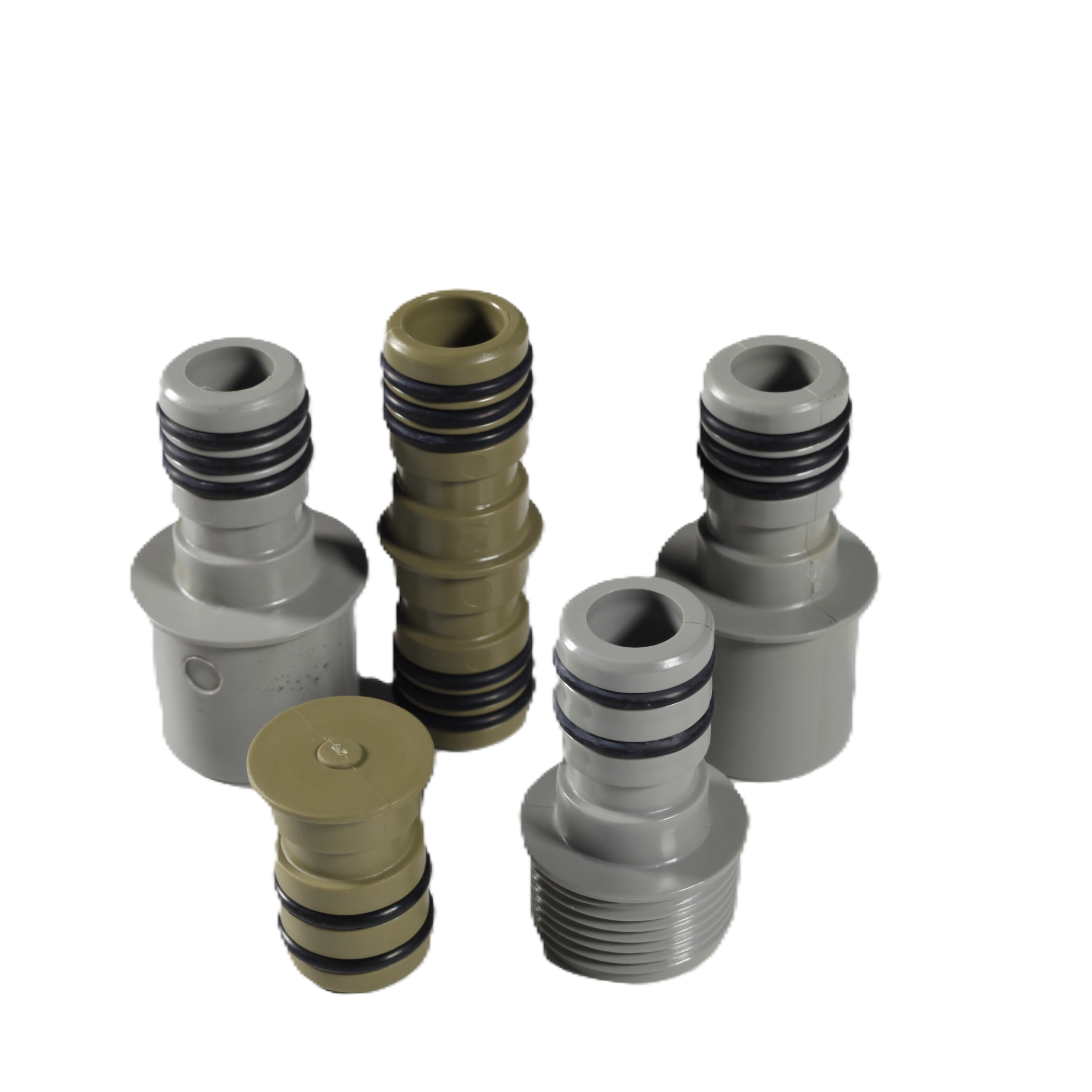 fittings RainRail fittings connect RainRails to each other, the irrigation feeds, or cap the end of a run.